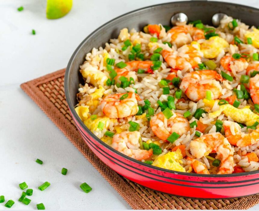 Receta de arroz tres delicias chino