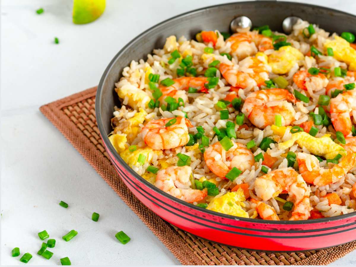 Receta de arroz tres delicias chino