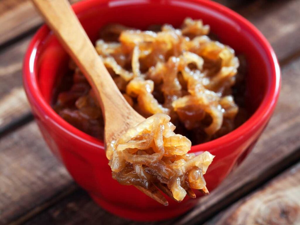 Receta fácil de cebolla caramelizada