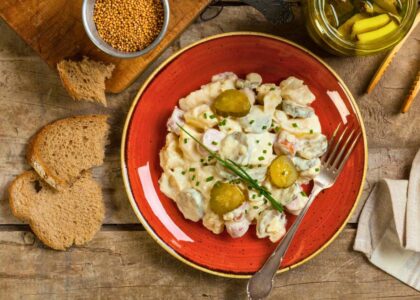 Receta De Ensalada Alemana De Patata