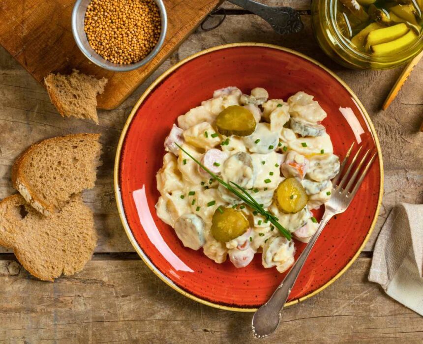 Receta de ensalada alemana de patata