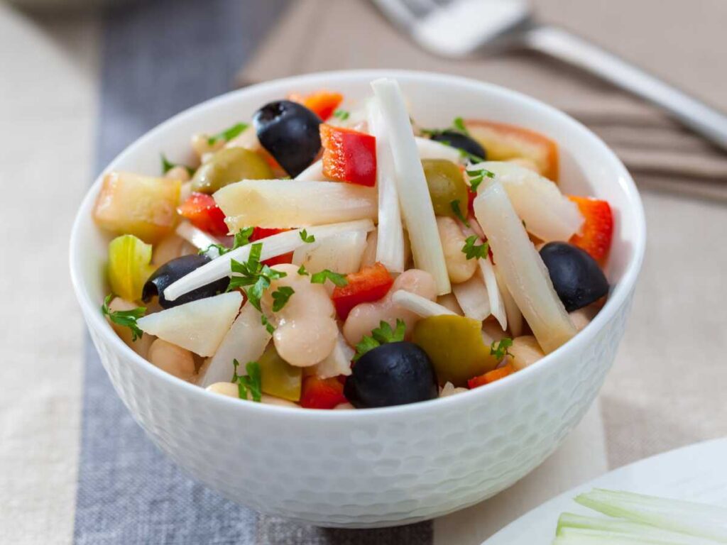 Ensalada De Alubias (5 Recetas Fáciles Y Ligeras) - Pequeocio Alubias En Ensalada