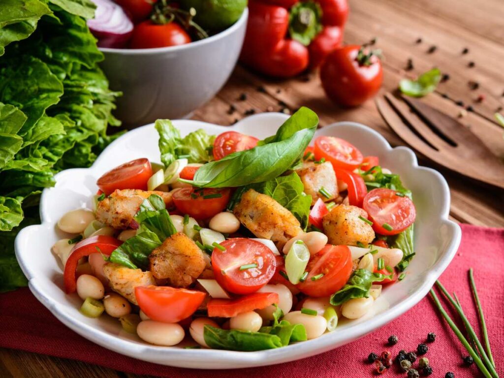 Ensalada De Alubias (5 Recetas Fáciles Y Ligeras) - Pequeocio Ensaladas Con Alubias