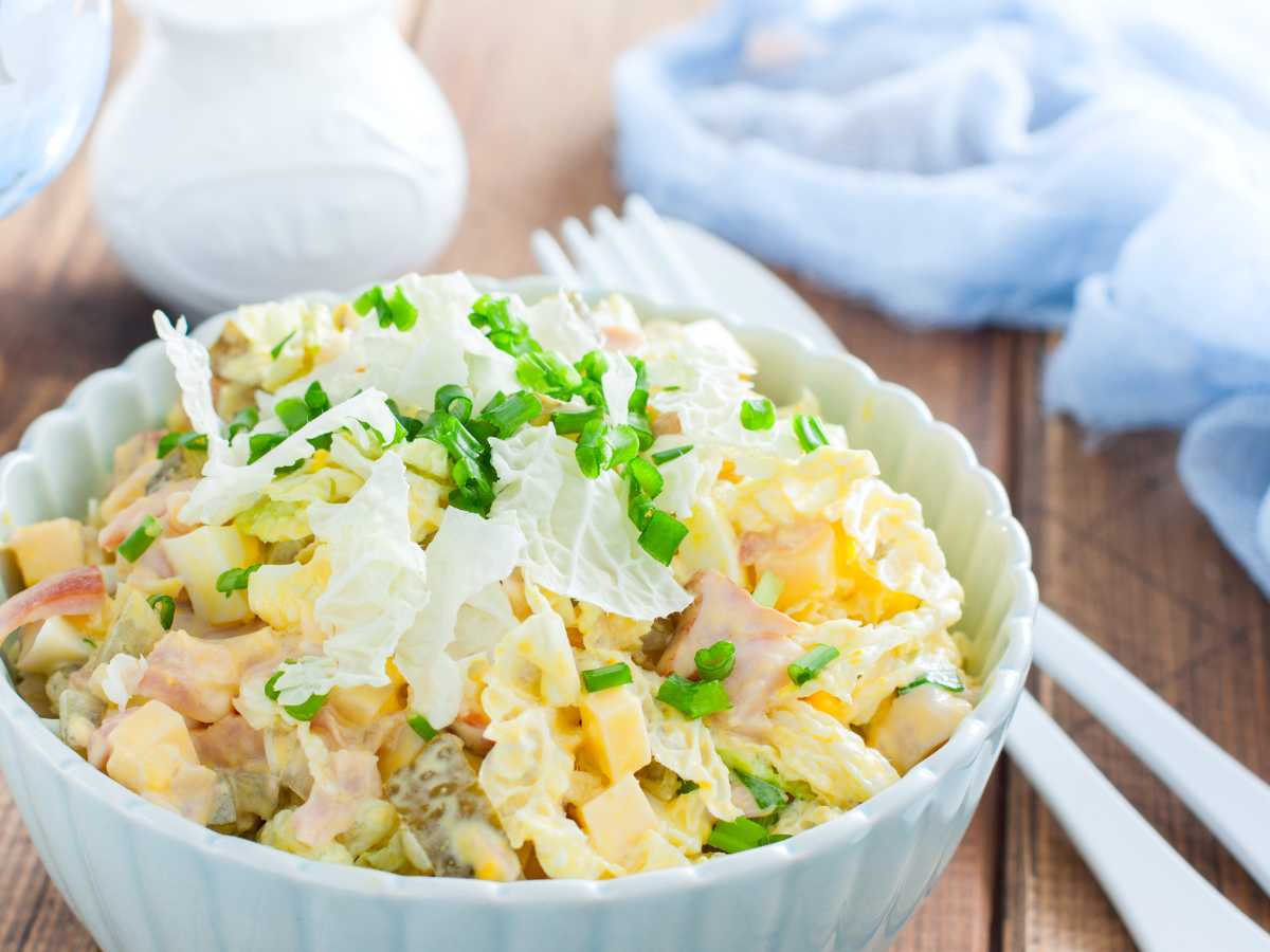 Ensalada De Pollo (10 Recetas Fáciles) - Pequeocio Ensalada De Pollo Con Col