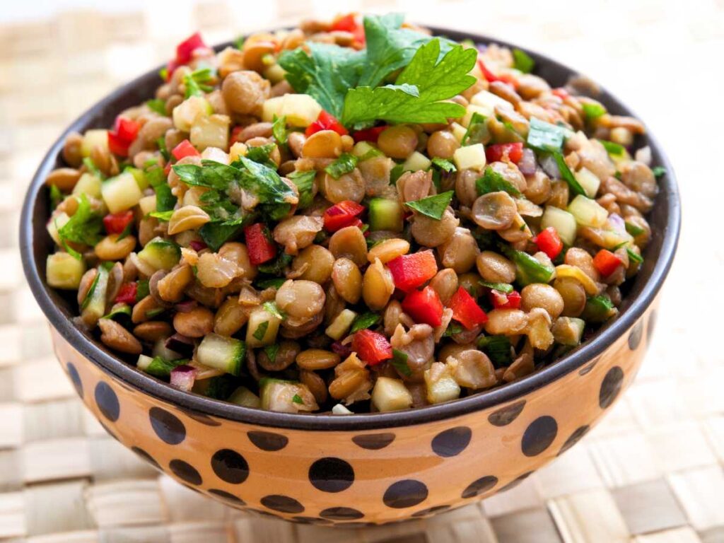 Cómo hacer ensalada de lentejas fácil