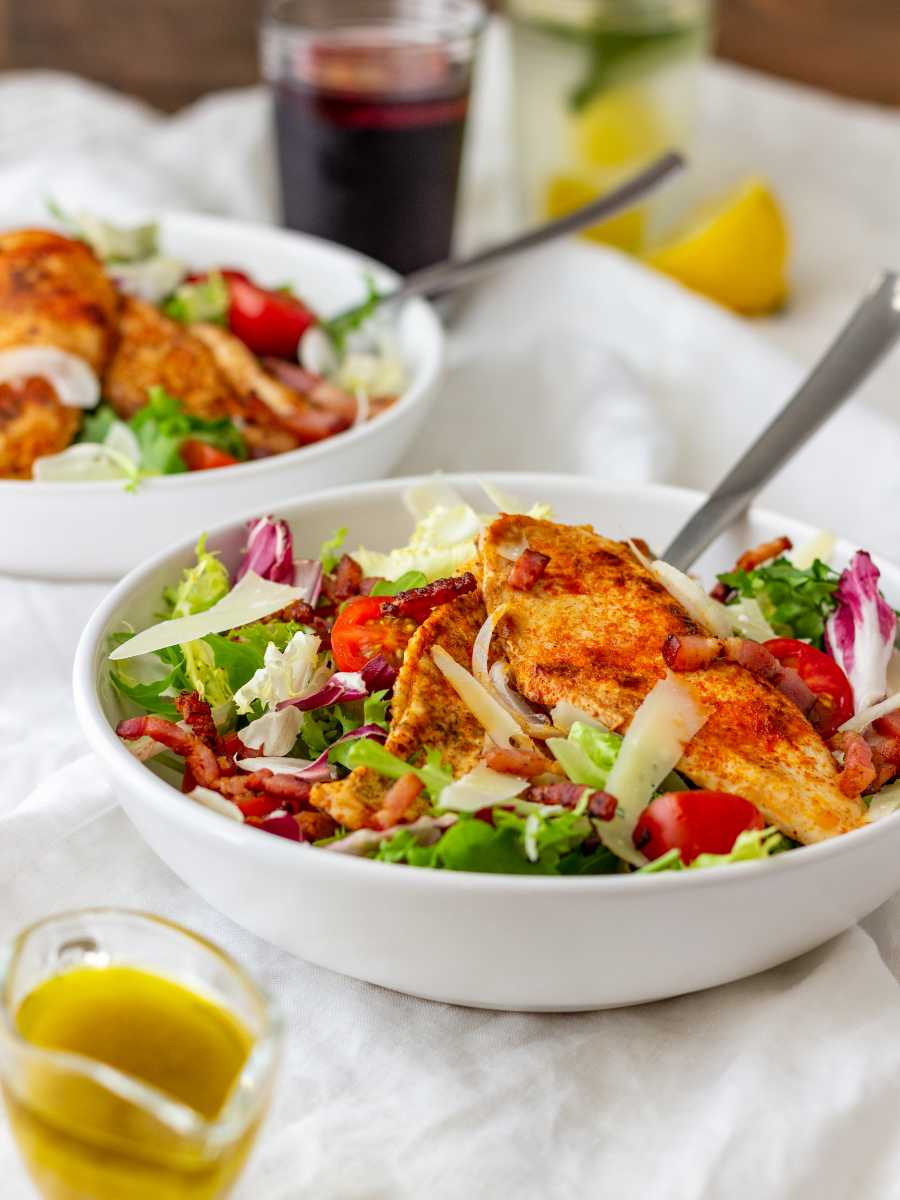 Ensalada De Pollo (10 Recetas Fáciles) - Pequeocio Ensalada De Pollo Original