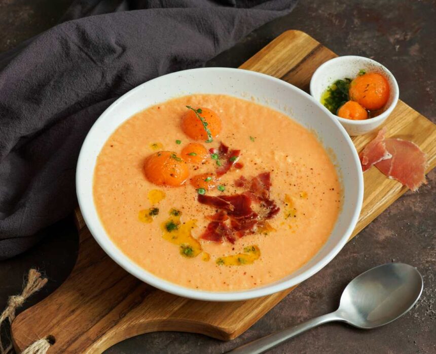 Cómo hacer gazpacho de melón