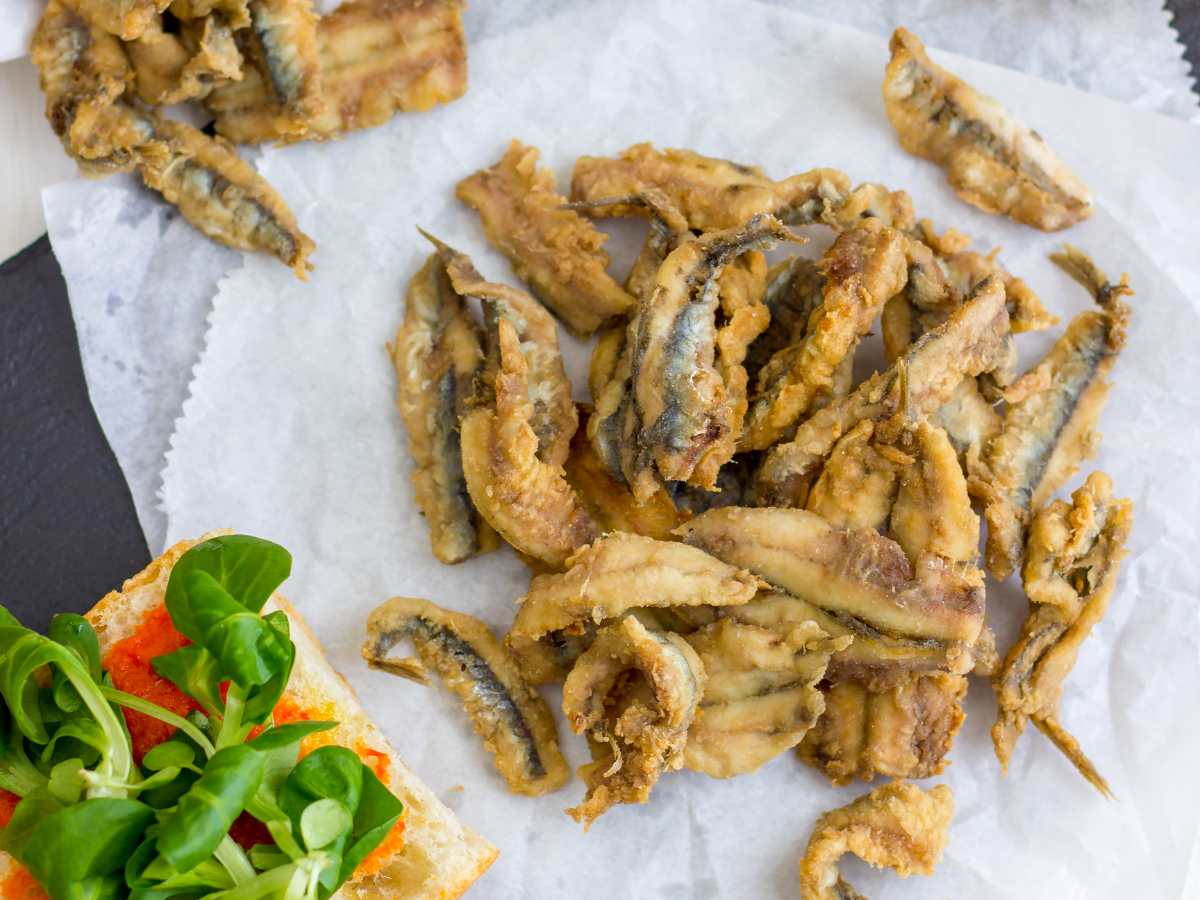 Cómo hacer boquerones fritos