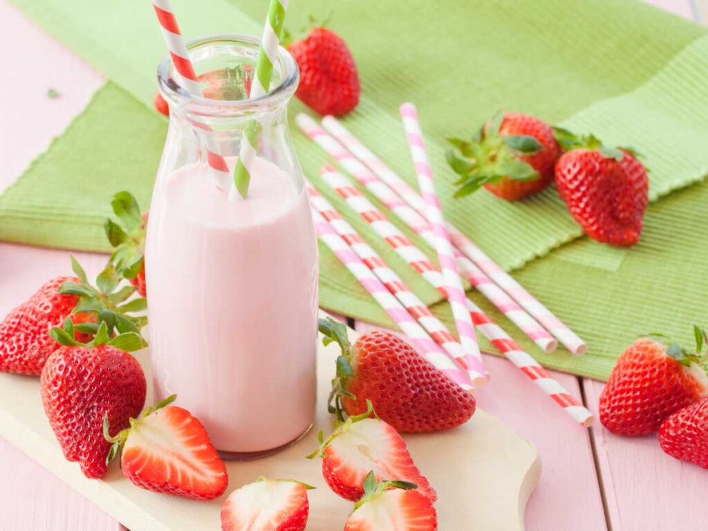 Cómo hacer batido de fresa