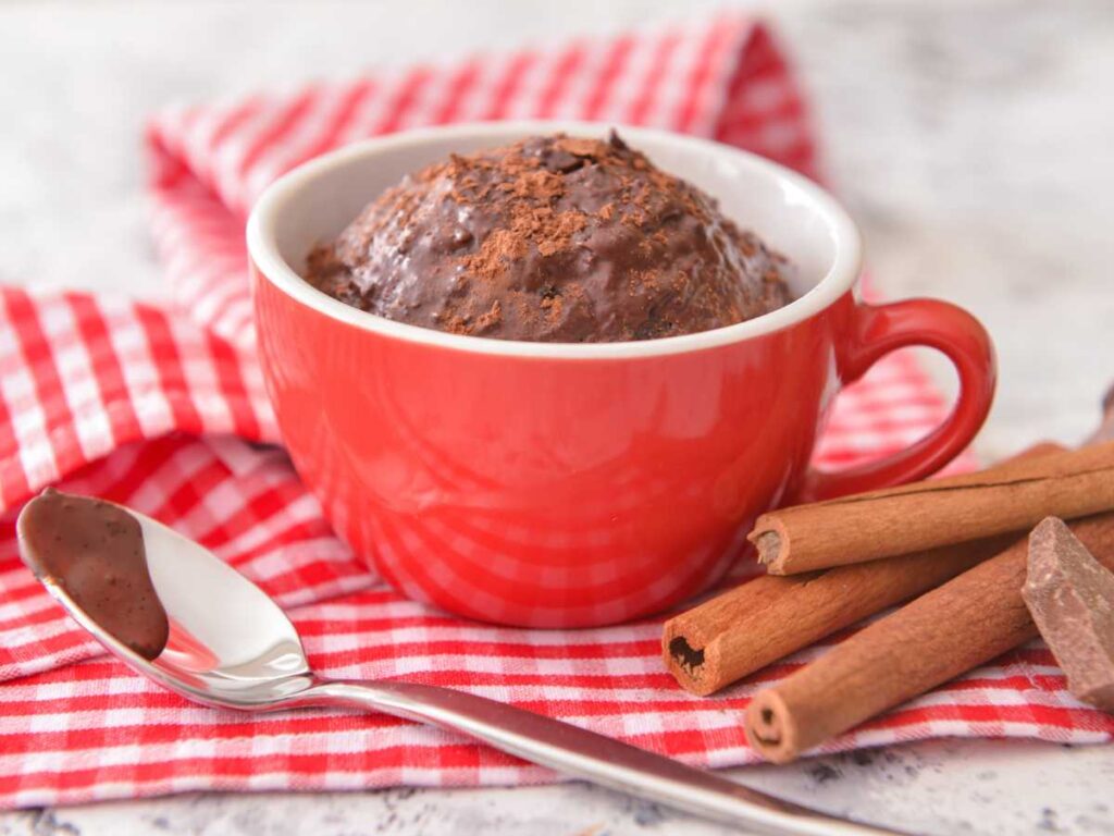 Bizcocho En Microondas (Bizcocho En Taza Rápido) - Pequeocio Bizcocho En Micoondas De Chocolate