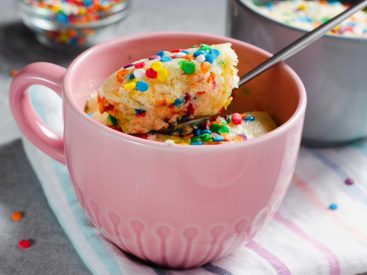 Bizcocho Microondas En Taza