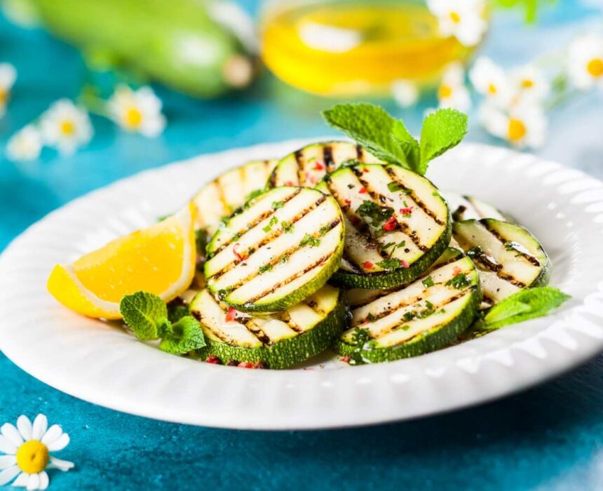 Calabacín a la plancha receta