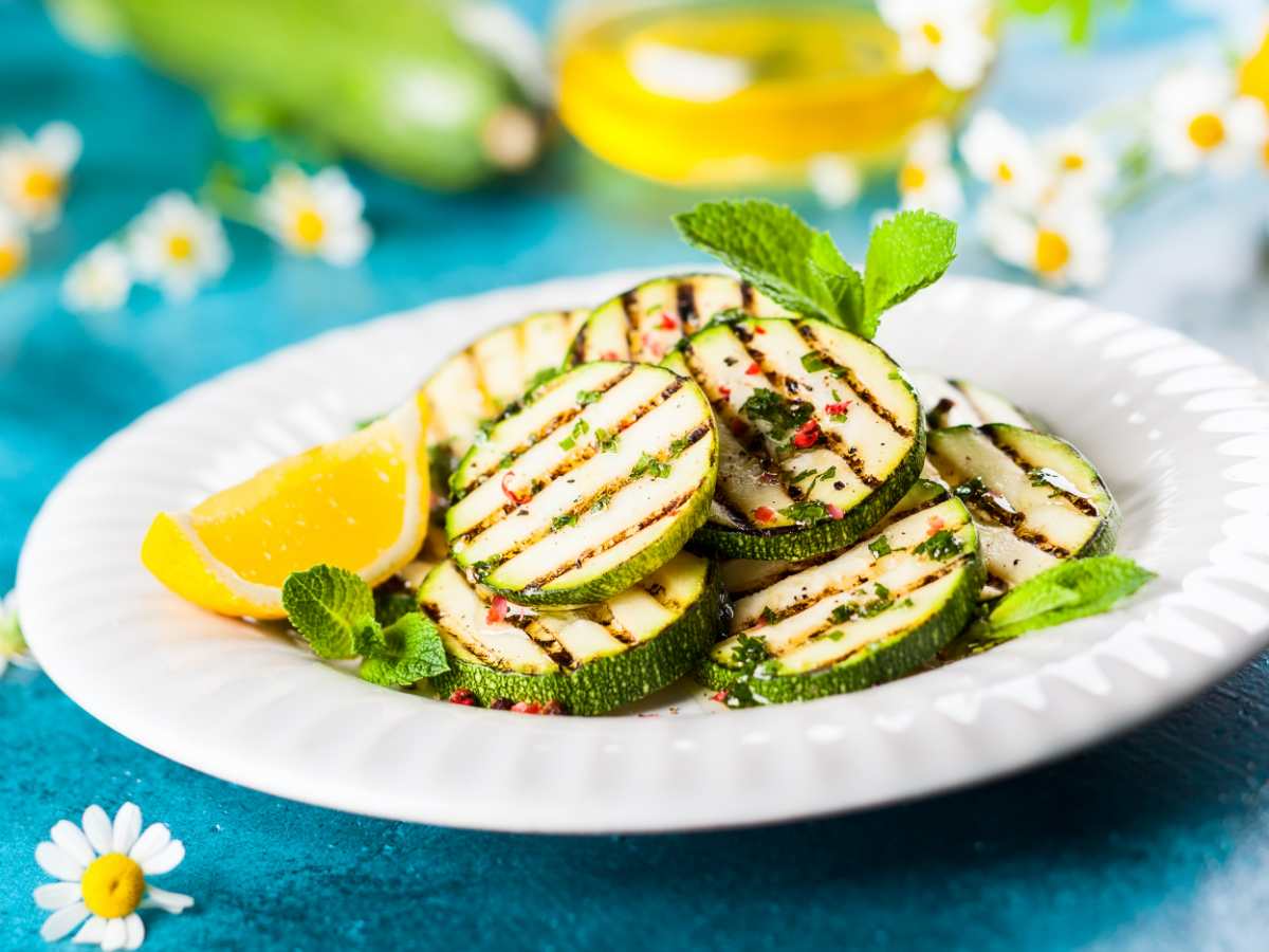 Calabacín a la plancha receta