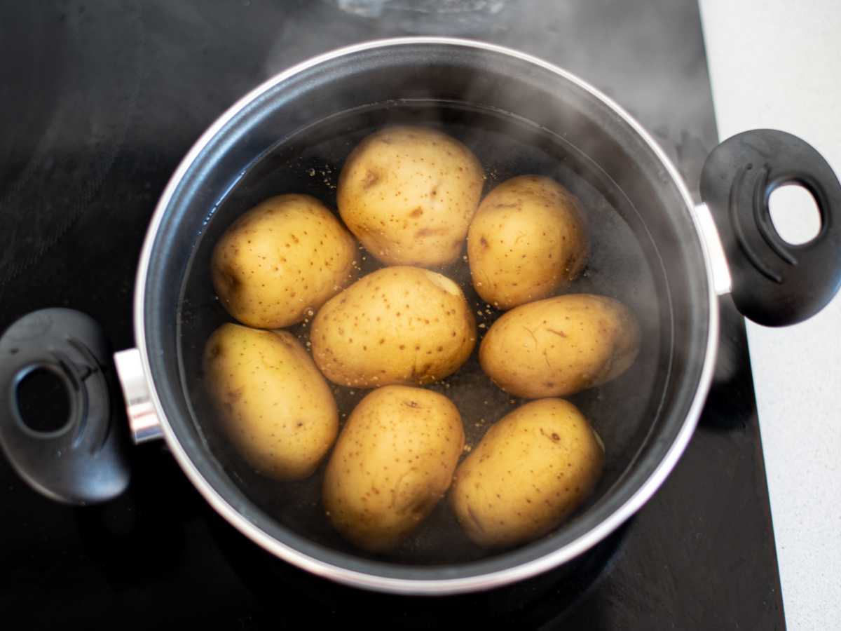 Cocer Patatas Con Piel