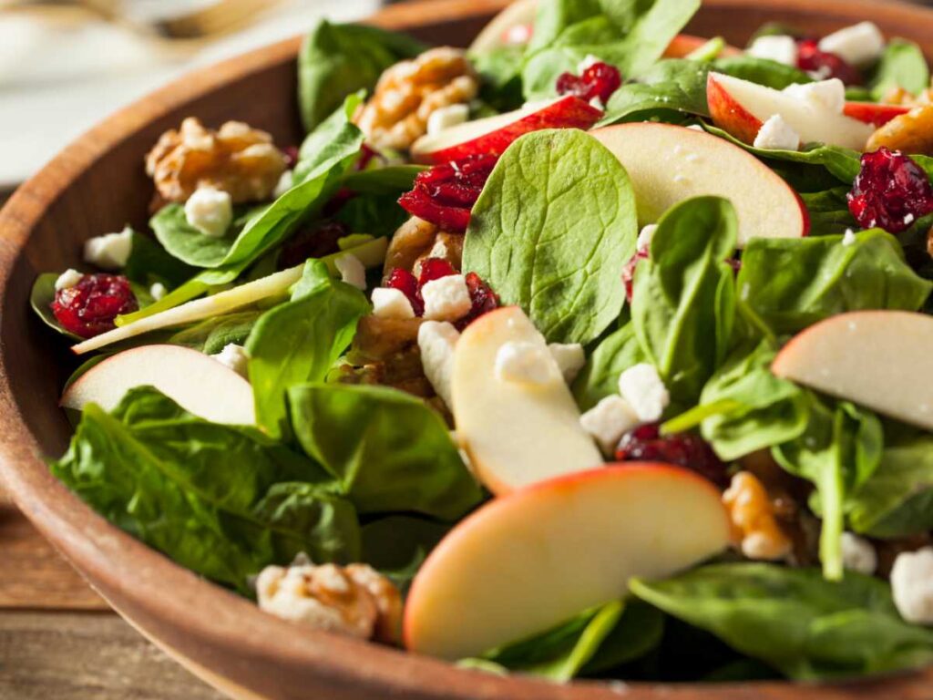 Ensalada De Espinacas (5 Recetas Fáciles) - Pequeocio Ensalada De Espinacas Y Manzana