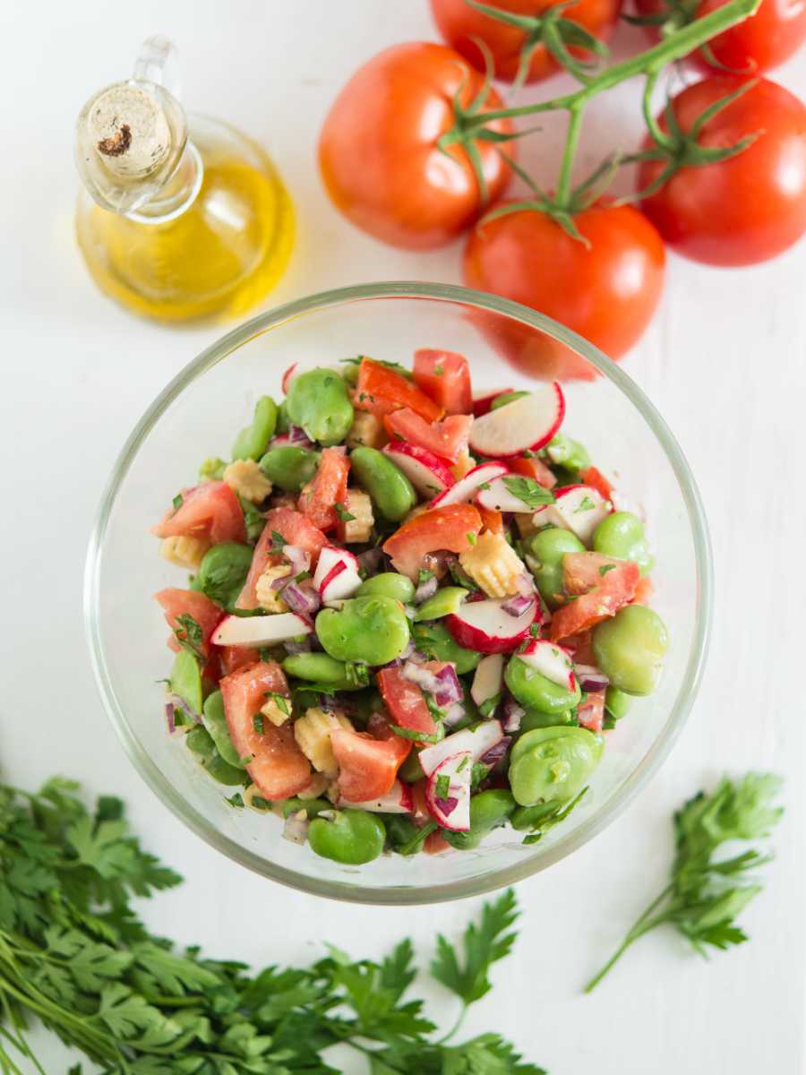 Ensalada De Tomate (15 Ensaladas Con Tomate Frescas Y Ricas) - Pequeocio Ensalada De Habas Con Tomate