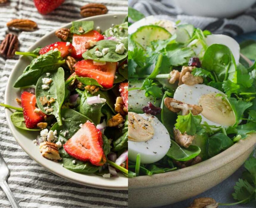 Recetas de ensalada de espinacas