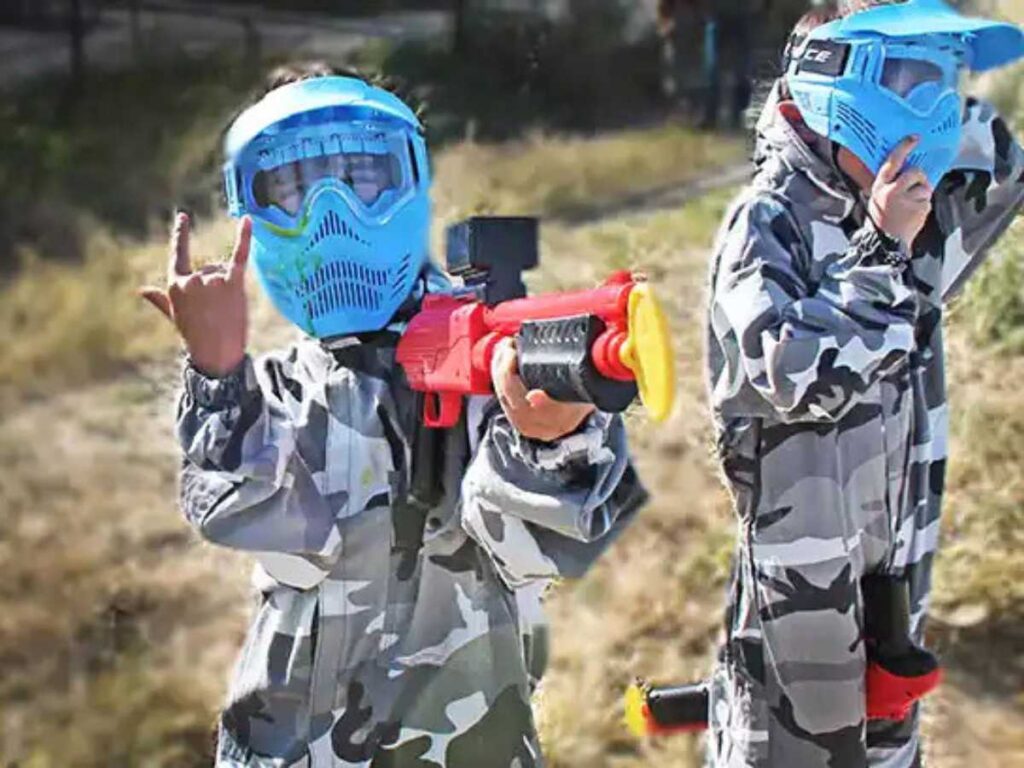 paintball Madrid para niños Action Live