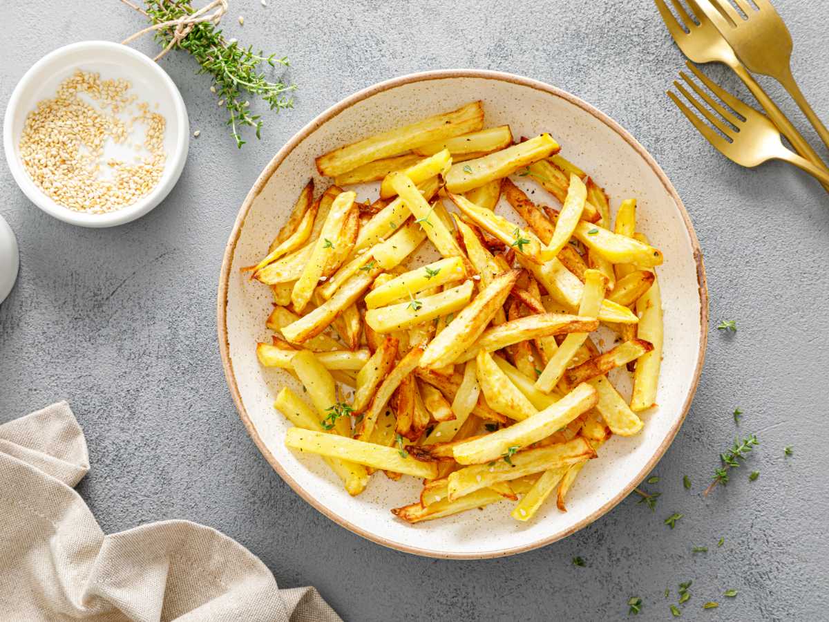 Patatas fritas en airfryer