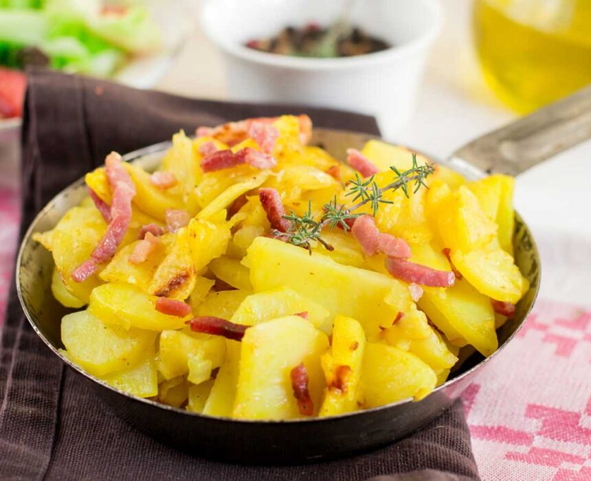 Cómo cocer patatas en el microondas