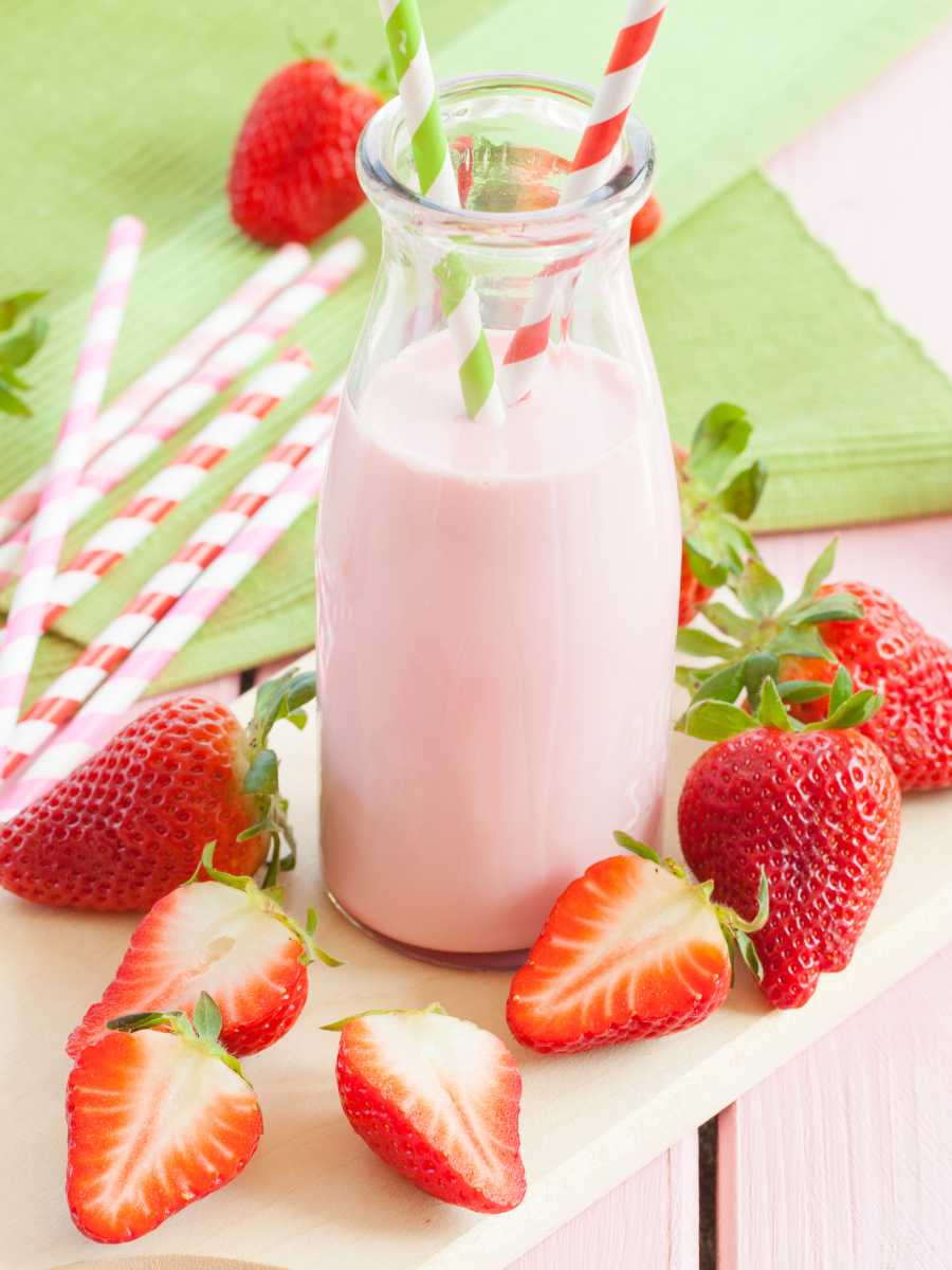 Receta Batido De Fresa