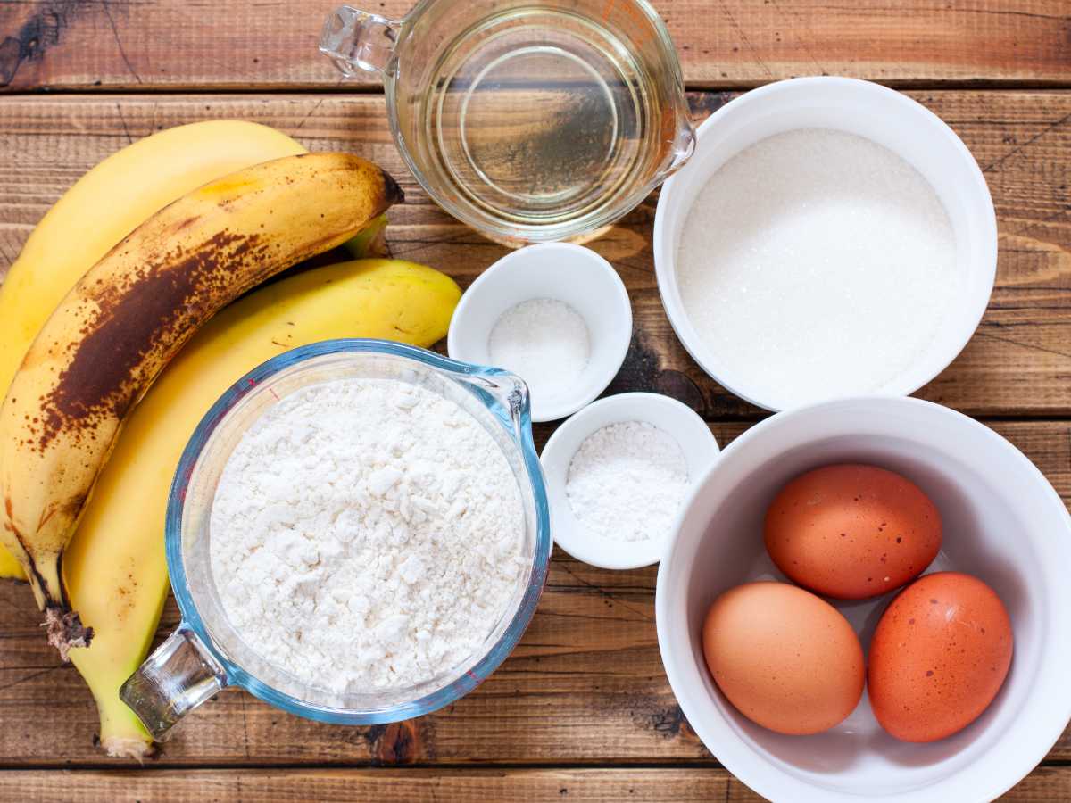 Bizcocho De Platano Ingredientes
