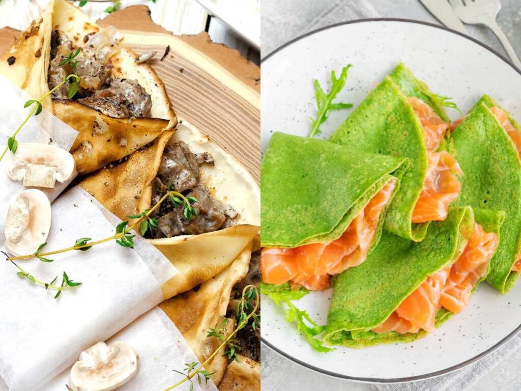 Recetas de crepes salados