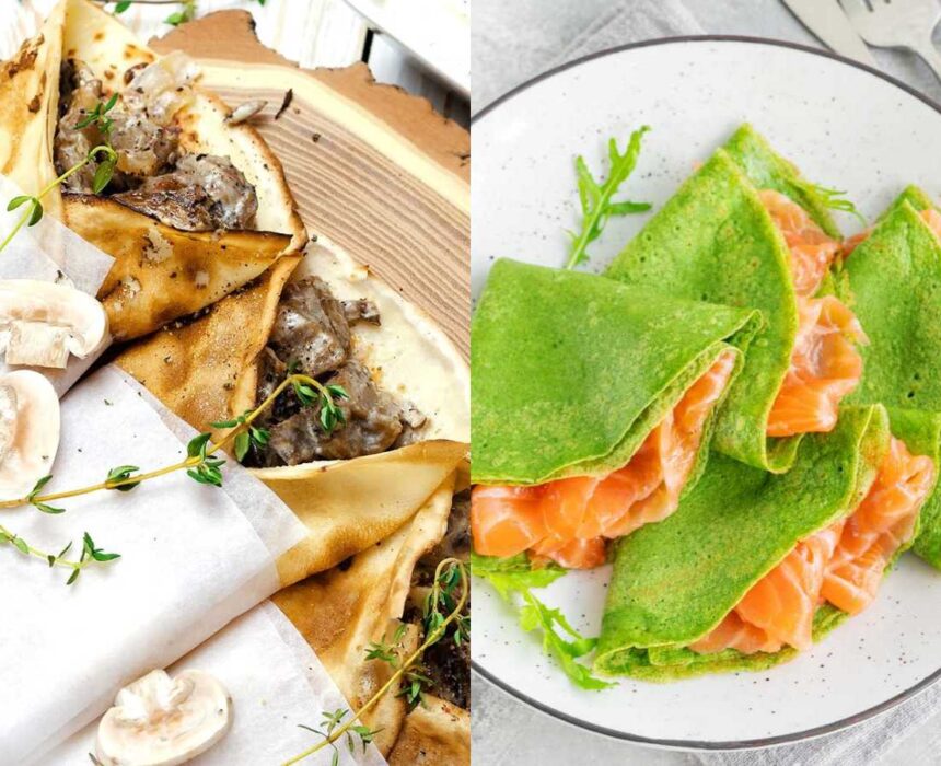 Recetas de crepes salados