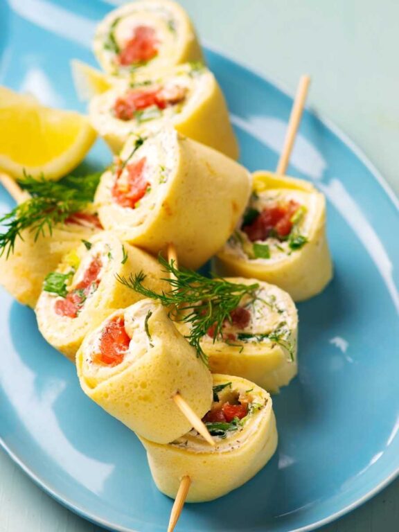 Crepes Salados (Masa Y 10 Rellenos Fáciles) - Pequeocio Crepes Rellenos De Salmón