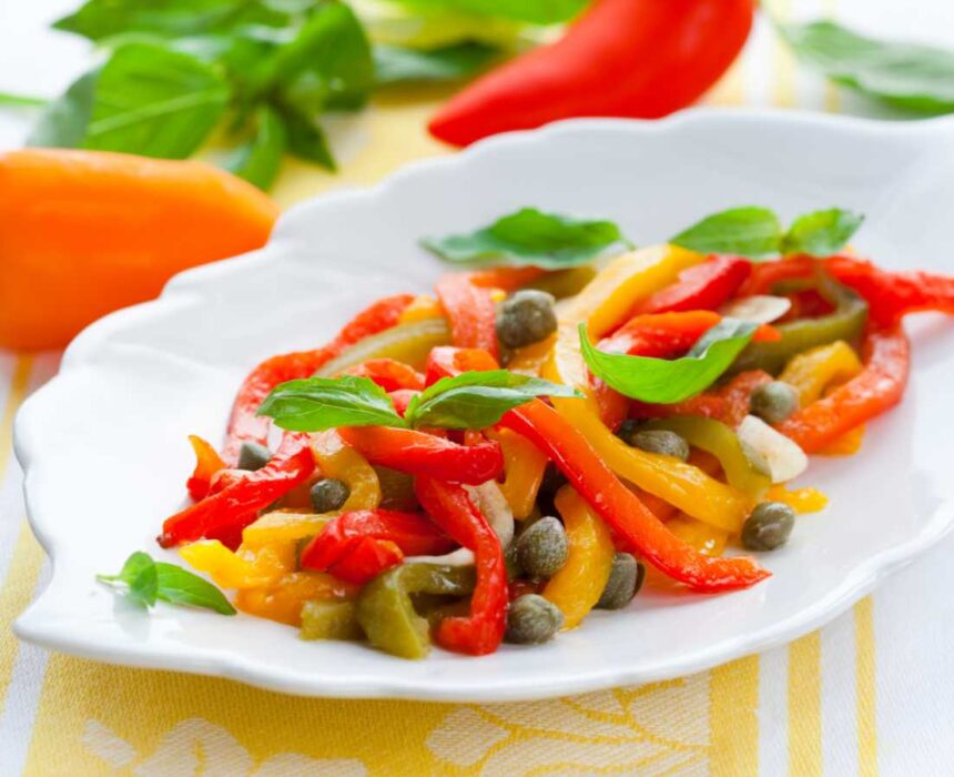 Receta de ensalada de pimientos
