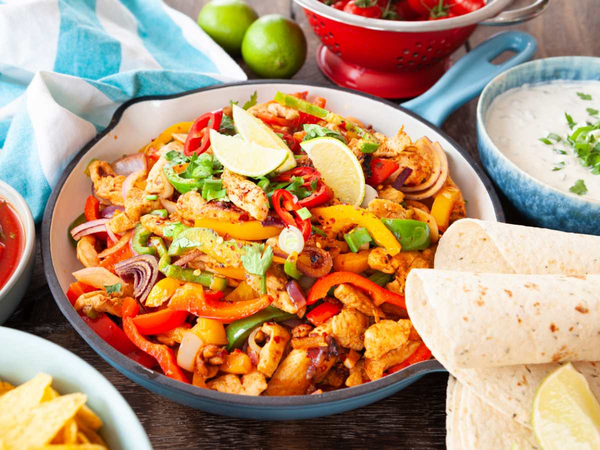 Fajitas De Pollo - Pequeocio Fajitas De Pollo Receta Casera
