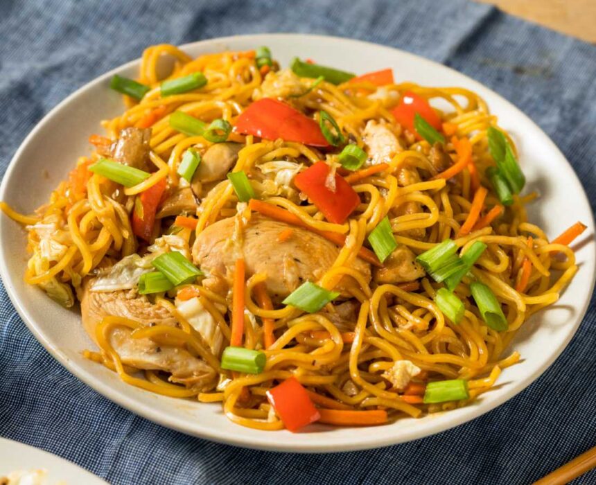 Receta de fideos chinos