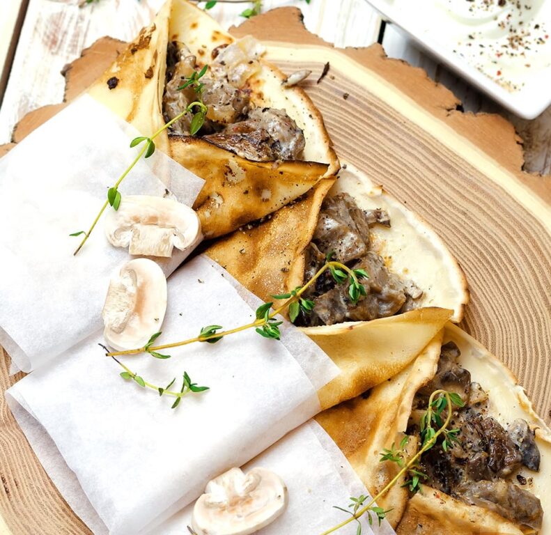 Crepes Salados (Masa Y 10 Rellenos Fáciles) - Pequeocio Crepes Salados Rellenos De Champiñones