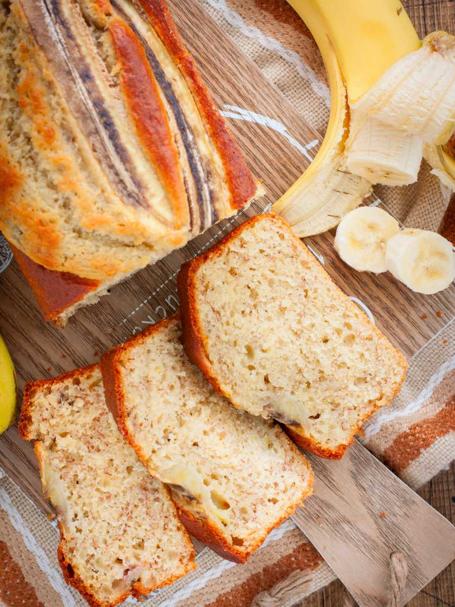 Bizcocho Casero De Plátano Receta Fácil