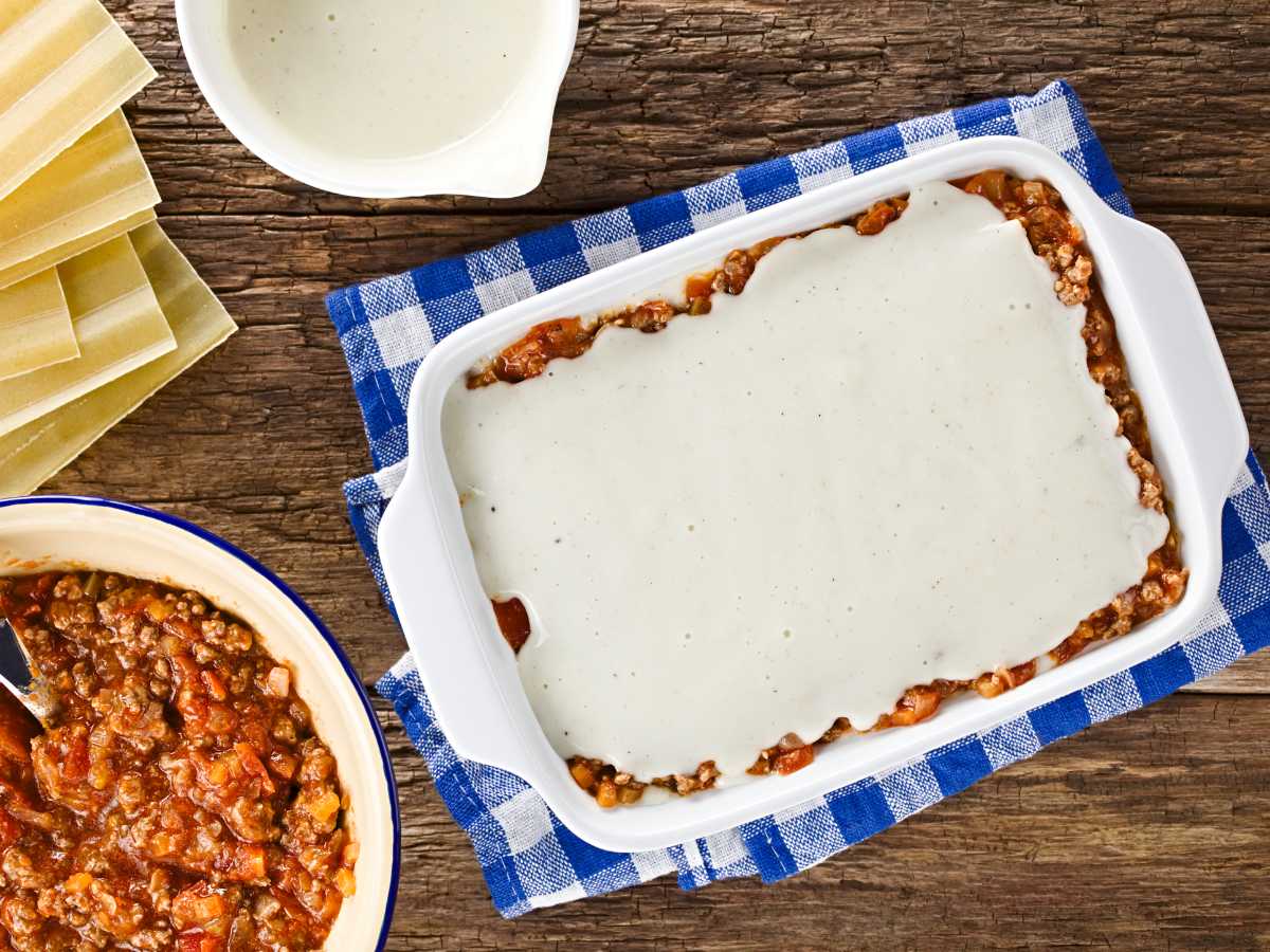 Receta Lasana Carne