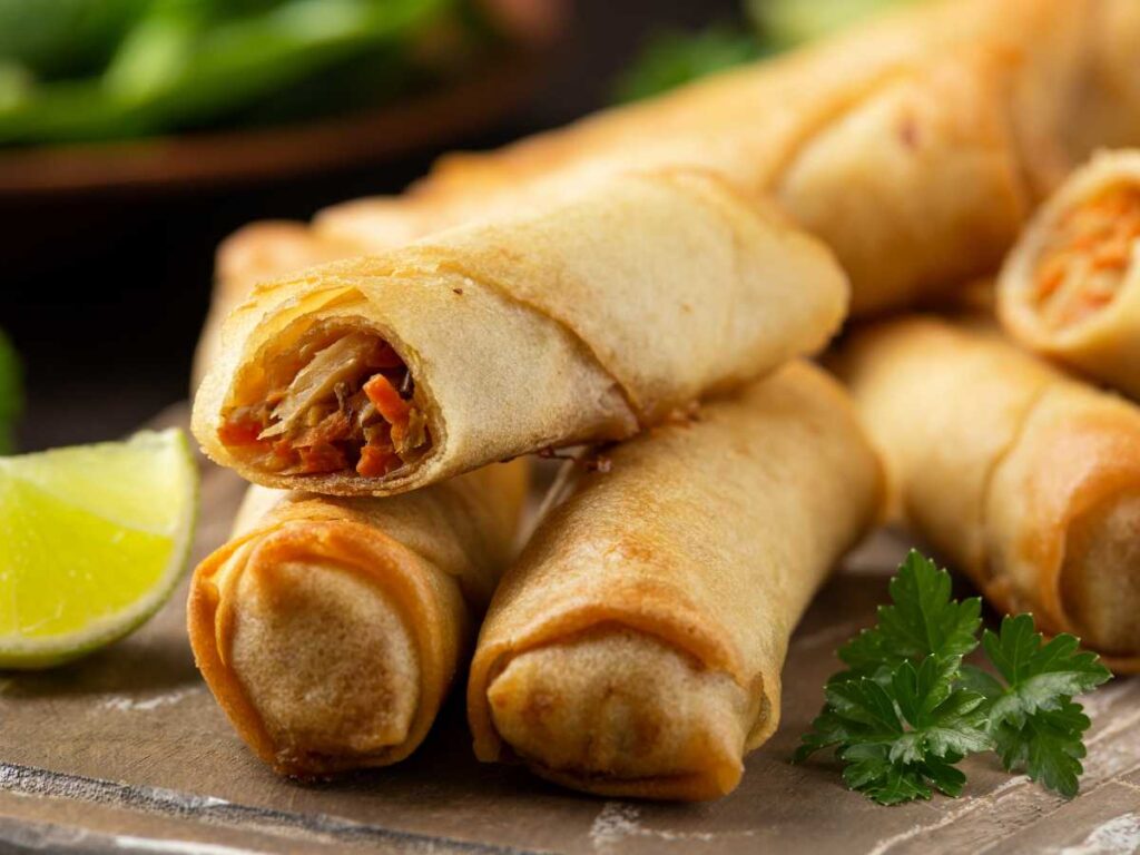 Receta de rollitos de primavera