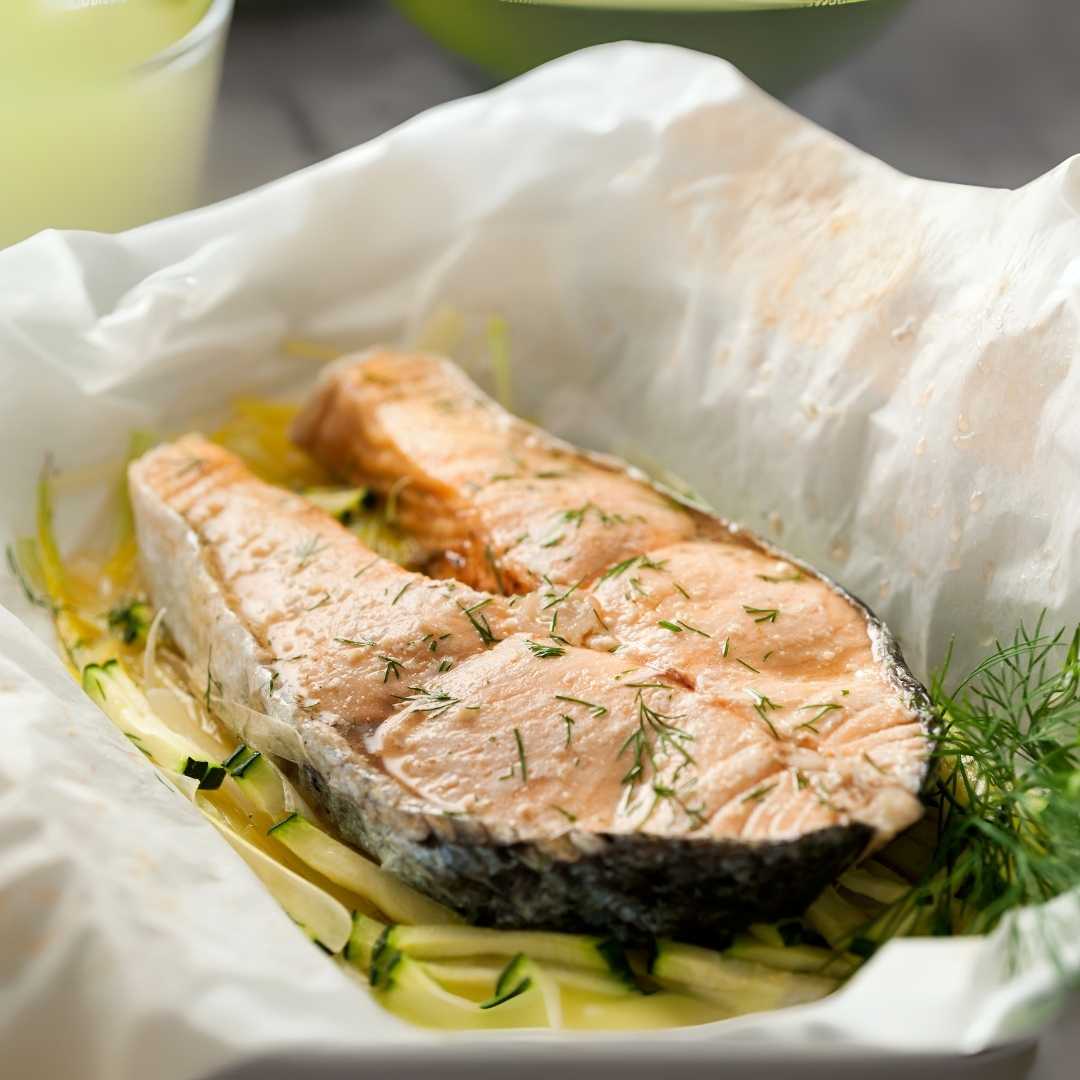 Salmon En Papillote