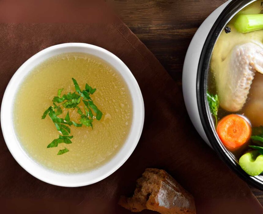 Receta de caldo de pollo