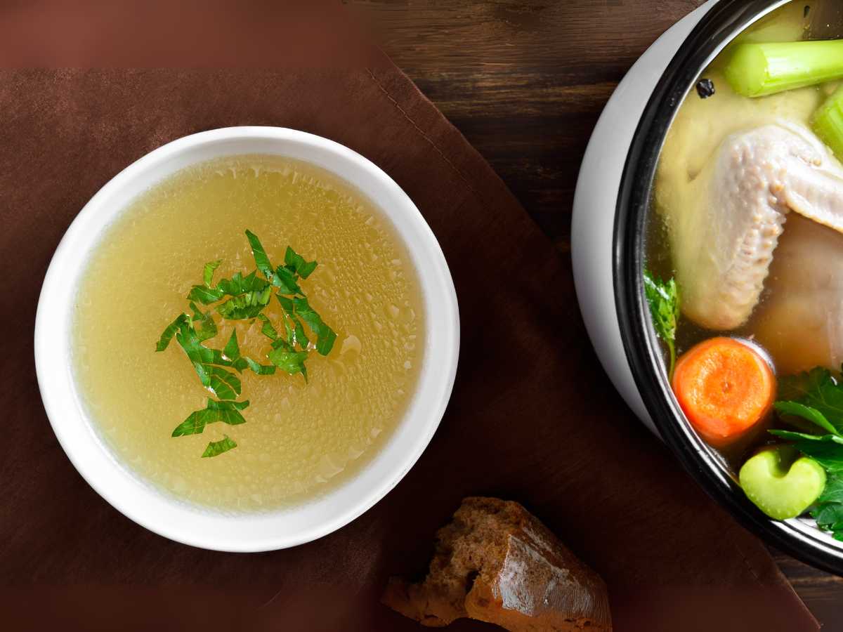 Receta de caldo de pollo