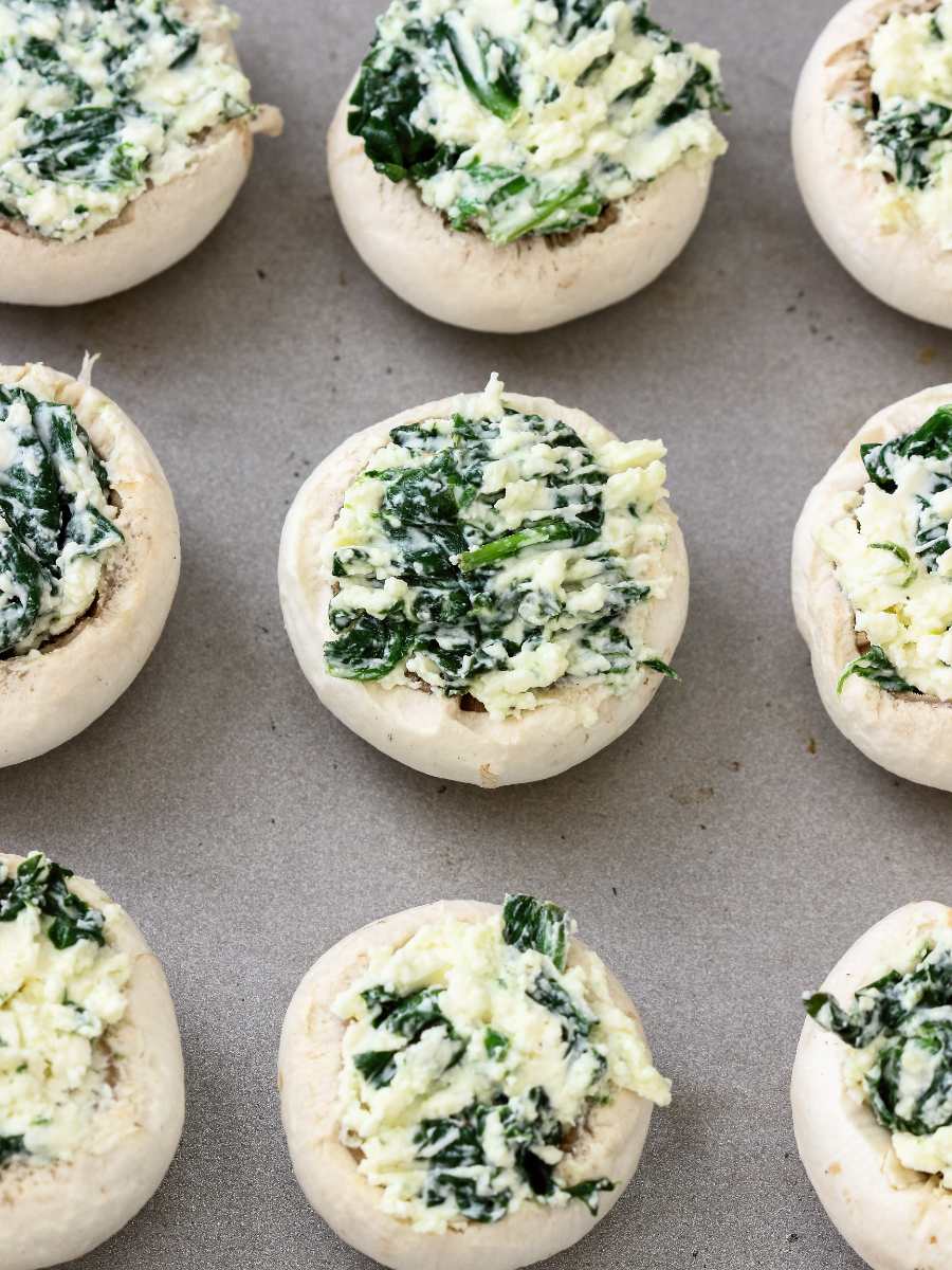 Champinones Al Horno Rellenos