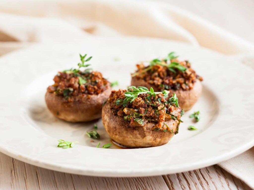 Champiñones Rellenos (5 Recetas Fáciles) - Pequeocio Champiñones Rellenos De Carne
