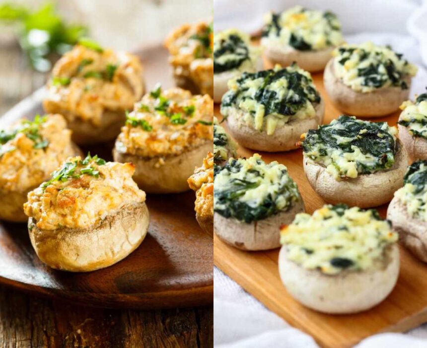Receta de champiñones rellenos