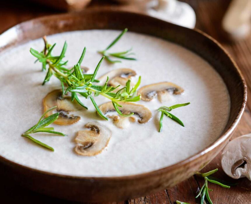 Receta de crema de champiñones fácil