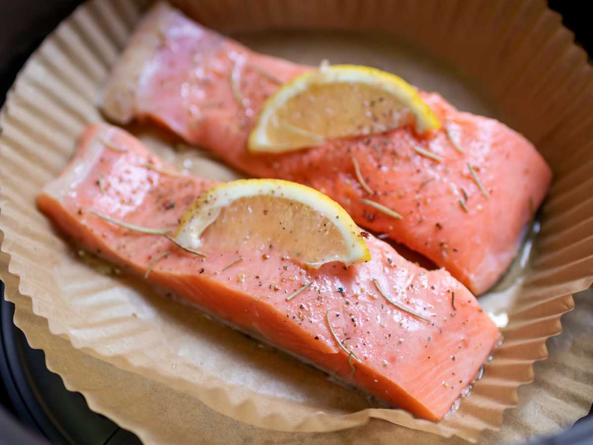 Salmon En Airfryer