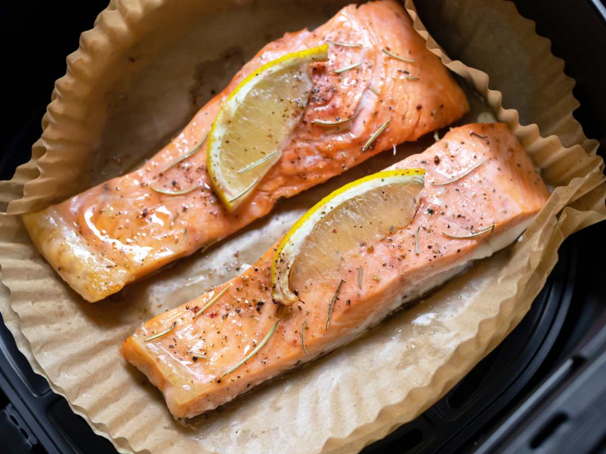 Salmon En Freidora De Aire