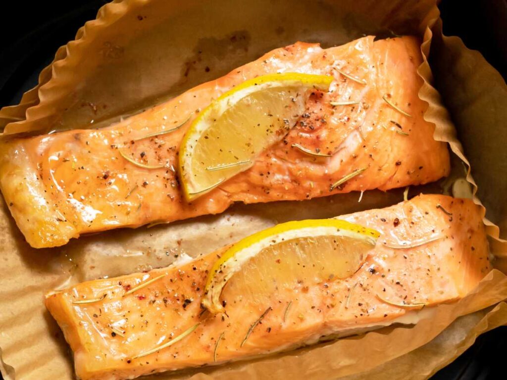 Cómo hacer salmón en freidora de aire