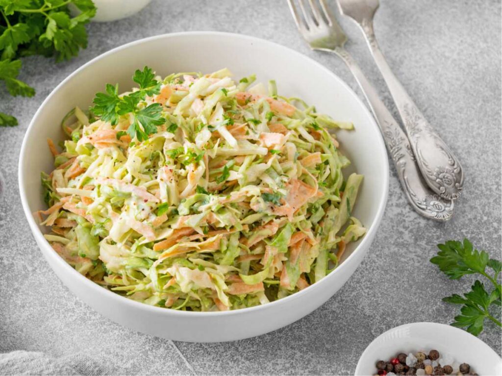 Receta de ensalada de col americana