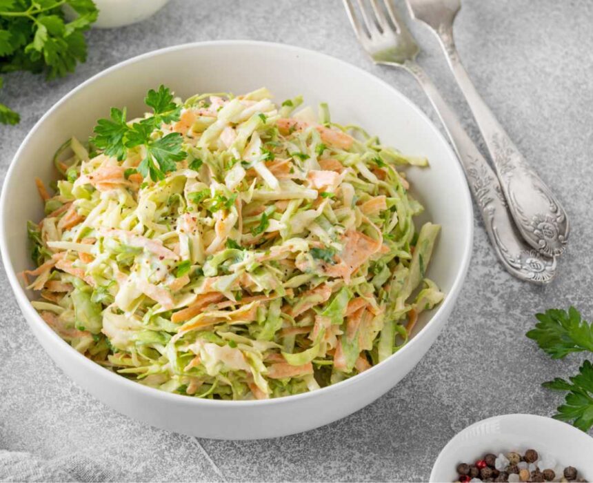 Receta de ensalada de col americana