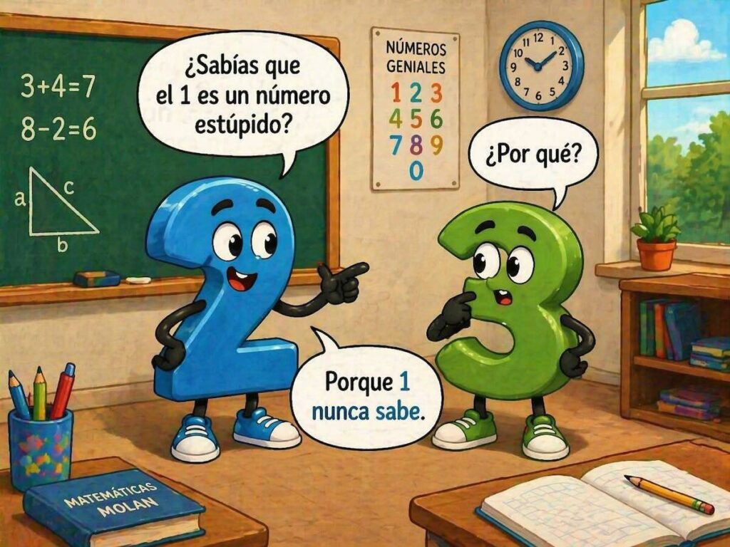 Chistes De Matemáticas Fáciles Para Niños