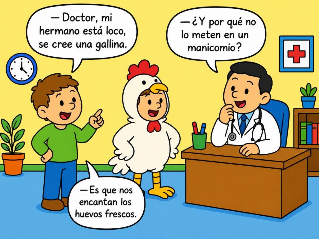 50 Chistes De Médicos Para Niños Y Mayores: Risas En La Consulta - Pequeocio Chistes Para Niños De Médicos